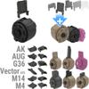 Evike Airsoft - Angel Custom 1500 Round Firestorm AEG Airsoft Drum Flashmag (Model: Airsoft M14 / Black) view 4