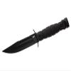 Smith & Wesson M&P Special Ops High Carbon S.S. Full Tang Fixed Blade Survival Knife with Clip Point, Rubberized Handle, Sawback and Pommel for Outdoor and Tactical,Black view 3