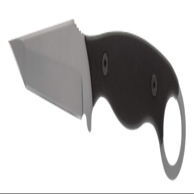 Smith & Wesson M&P Extreme Ops Karambit 8.5in S.S. Full Tang Fixed Blade Knife with 4in Tanto Point, G10 Handle and Finger Loop for Outdoor, Tactical, Survival and EDC , Black