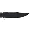 Smith & Wesson M&P Special Ops High Carbon S.S. Full Tang Fixed Blade Survival Knife with Clip Point, Rubberized Handle,Black view 3