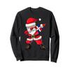 Dabbing Santa Claus from Dominican Republic Kids Boys Girls Sweatshirt view 1