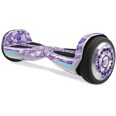 MightySkins Carbon Fiber Skin for Razor Hovertrax 1.5 Hover Board - Stained Glass | Protective, Durable Textured Carbon Fiber Finish | Easy to Apply, Remove, and Change Styles | Made in The USA