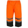 Tuff Grip Men's Fluorescent Waterproof Pants with Reflective Strips, 4XL, Orange view 2