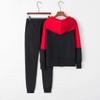 SERYU Women Casual Tracksuit 2 Piece Zip Top and Waistband Pant Women Windbreaker Tracksuit Set Red view 2
