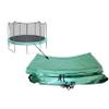 12' Round Replacement Spring Pad - Green view 2