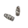 2PCS Hardware Bimini top Fittings Inside Eye end The Fitting is Set Up to fit 3/4'' Inside Diameter Tube.Round Stainless Steel for O.D. 7/8Tube view 2
