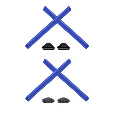 2 Pair Blue Replacement Earsocks & Nosepieces Kits for Oakley Triggerman OO9266