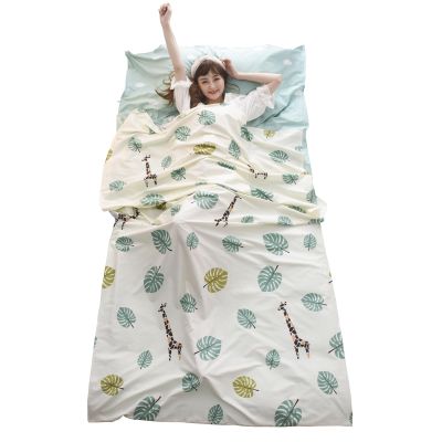 TRIWONDER Sleeping Bag Liner Camping Sheet Travel Sheet Cotton Lightweight Sleeping Sack for Camping, Traveling, Hotels & Backpacking (White, L -70.9x90.6 in)