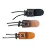 Obert 3pcs Mongolian ArcheryThumb Finger Protector Leather Finger Guard Tab Adjustable Finger Ring for Hunting Shooting Target (Black) view 1
