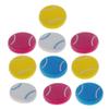BESPORTBLE 10PCS Tennis Racket Vibration Dampeners, Tennis Shape Tennis Racquet Shock Absorbers Tennis Racket Strings Dampers for Players (Random Color) view 1