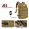 MOSISO 30L Military Tactical Backpack for Men, Army Backpack Military Daypack 3 Day Assault Pack Hiking Rucksack Bug Out Bag, Khaki view 3