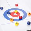 16 Pieces Mini Shuffleboard Replacement Pucks Tabletop Equipment Rollers Set Shuffleboard Curling Accessories (Red, Blue, Orange, Yellow) view 3