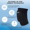 Rawxy Volleyball Knee Pads with High Protective Low-Profile Soft Padding, Dance Riding Protection for Junior Youth Adult (M/L) view 4
