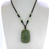 2.2" China Certified Nature Hetian Nephrite Green Jade Fortune Five Rats Hand Carved Necklace Pendant 1974 view 1