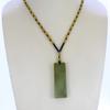 2.2" China Certified Grade A Nature Hisui Jadeite Jade Peace Plate Hand Carved Neckalce Pendants 0161 view 1