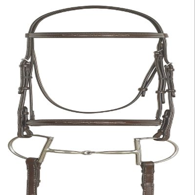 OVATION Fancy Raised Padded Bridle with Laced Reins