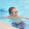 Zoggs Junior Phantom Elite Mirror Goggles Charcoal/Green/Mirror view 2