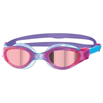 Zoggs Junior Phantom Elite Mirror Goggles Pink/Purple/Mirror