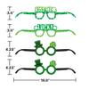 Creative Converting 343107 Saint Patrick's Day Deluxe Paper Glasses view 2