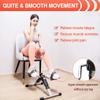 Folding Pedal Exerciser, CNTLIFE Portable Stationary Mini Exercise Bike Leg Arm Trainer for Elderly Men Women, Adjustable Resistance Pedal Exerciser with Electronic Display view 3