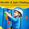 C CRYSTAL LEMON 10PCS Kids Rock Climbing Holds  Colorful Hand and Foot Grips with Mounting Hardware  Indoor Outdoor Wall Accessories for Backyard or Playset Climbing Fun view 3