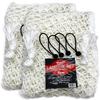 Velocity 7MM Heavy Duty White Lacrosse Net, 2 Pack - Fits 6x6x7 Goals - Weatherproof, UV Resistant 1000D High-Strength Polyester - Comes with 100+ Feet of Lacing Cord and 4 Quick Ties view 1