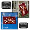 Minnesota Gophers Row The Boat Ski U Mah Flag view 3