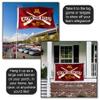 Minnesota Gophers Row The Boat Ski U Mah Flag view 4