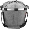 KLICKfix Unisex  Adult Twist Bicycle Basket, Silver, Plain view 4