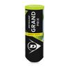 DUNLOP Grand Prix Extra Duty Hard Court Tennis Balls - 3 Ball Can (2 Cans) view 1