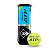 DUNLOP ATP Super Premium Regular Duty Tennis Balls - Best for Clay and Indoor Courts - 3 Ball Can (24 Cans = 1 Case) view 1