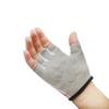 Kids Half Finger Gymnastics Gloves for Age 1-9 Boys Girls Climbing Biking Good Grip Control Gloves for Gymnastics Balance Boards Outdoor Sports (White, M) view 2