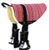 CHALLENGER Horse Saddle PAD Western Fleece Padded Bareback Pad w/Stirrups 39RT10PK view 1