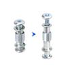 TOBWOLF 46PCS Inline Skate Replacement Shaft, Aluminum Alloy Skate Wheel Bearing Spacer, Roller Blade Replacement Accessories with Axle, Axle Screw, Side Plug, Wrench view 3