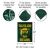 Baylor Bears New Bear Head Double Sided House Flag view 2