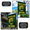 Baylor Bears New Bear Head Double Sided House Flag view 4