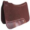 CHALLENGER Horse Saddle PAD Western Contoured Wool Felt Moisture Wicking Brown 39RT06BR view 1