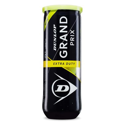 DUNLOP Grand Prix Extra Duty Hard Court Tennis Balls - 3 Ball Can (18 Cans)