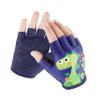Kids Half Finger Gymnastics Gloves for Age 1-9 Boys Girls Climbing Biking Good Grip Control Gloves for Gymnastics Balance Boards Outdoor Sports (Blue, S) view 1
