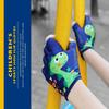 Kids Half Finger Gymnastics Gloves for Age 1-9 Boys Girls Climbing Biking Good Grip Control Gloves for Gymnastics Balance Boards Outdoor Sports (Blue, S) view 3