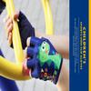 Kids Half Finger Gymnastics Gloves for Age 1-9 Boys Girls Climbing Biking Good Grip Control Gloves for Gymnastics Balance Boards Outdoor Sports (Blue, S) view 4