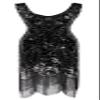 Women's 1920s Flapper Fringe Beaded Great Gatsby Party Dress with Costume Set (X-Large, Black) view 2