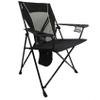 Kijaro Foldable Camping Chair, Vik Black, Polyester, Mesh, Steel, Portable, Durable, Unisex view 1