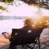 Kijaro Foldable Camping Chair, Vik Black, Polyester, Mesh, Steel, Portable, Durable, Unisex view 2