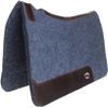 CHALLENGER Horse Saddle PAD Western Contoured Wool Felt Moisture Wicking Grey 39RT06CG view 1