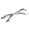 2PCS Boat Handrail Grab Handle Polished Stainless Steel Round Tube - 12" Long Marine Grab Handle view 2