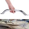 2PCS Boat Handrail Grab Handle Polished Stainless Steel Round Tube - 12" Long Marine Grab Handle view 4