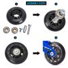 TOBWOLF 30PCS Inline Skate Replacement Shaft, Aluminum Alloy Skate Wheel Bearing Stepped Spacer, Roller Skate Replacement Accessories with Axle & Axles Screws & Wrench view 4
