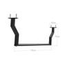 Pull-up Bars AGYH Wall-Mounted Horizontal Bar, Ceiling Suspension Bar, Pull-up, Sports Fitness Equipment, Load 200KG, 3 Models (Size : Style2) view 2