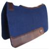 CHALLENGER Horse Saddle PAD Western Contoured Wool Felt Moisture Wicking Navy 39RT06NV view 1